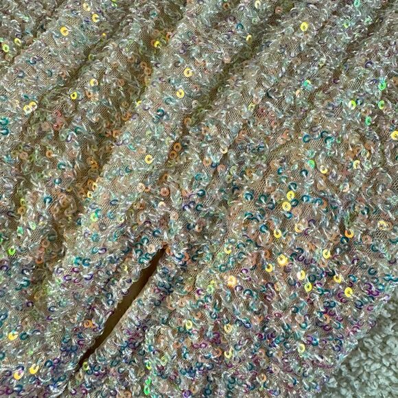 Mable Dress Womens size Small Slip sequin champagne Mini bodycon sparkling Party - Picture 7 of 11